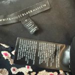 White House | Black Market WHBM small velvet burnout surplice blouse TLS1 2481 Photo 3