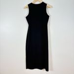 Susana Monaco  Black Sleeveless Midi Dress Size Medium Photo 5