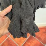 Free People  Grey Gauze Henley Romper Photo 3