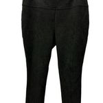 Andrew Marc Super Soft Stretch Faux Suede Pull On Pants Black Size XL Front Seam Photo 0
