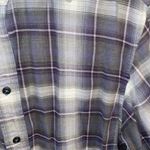 IZOD Vintage  black & Gray Plaid cotton Button Up Shirt Fall Gorpcore Cabincore Photo 3