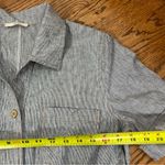 SEESUN Tanhoni Linen Cotton Shirt Dress In Color Whiblack Size L White Size L Photo 12