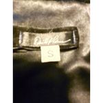 Black Velvet Rose Floral silk Jacket coat S boho whimsigoth fairy Y2K vintage Photo 6