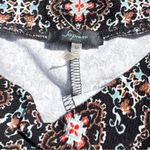 Soprano  Black and Pink High Waist Shorts Size M Festival Ethnic Boho Stretch Photo 6