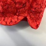 Vince Camuto  Orange Lace 3/4 Sleeve Sheath Mini Dress Women's Size 8 Photo 5