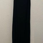 Haute Hippie  Black Maxi Dress, Button Down Front, Side Slits, Size XS Photo 4