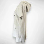 DKNY SPORT Women's Short Sleeve Logo Hooded Sweatshirt Dress Medium‎ | EUC Photo 4