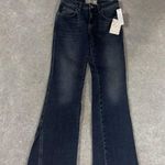 Free People Rita Cropped Flare Stretch Jean Mid Rise Frayed 24 x 26 Preowned NWT Photo 2