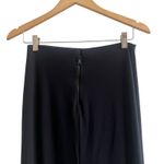 Alice + Olivia Air Maxi Skirt Size 8 Black Front Slit Minimalist Gothic Photo 4