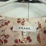 frame denim  100% silk floral blouson blouse size small Photo 5