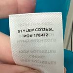 Lulus NWT  Exquisite Excellence Turquoise Satin Strapless Maxi Dress Photo 11