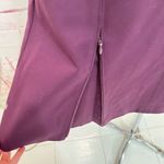 Carlisle New York sleeveless purple a line dress with zippers on pleats of hemli Photo 3