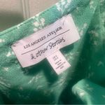 & Other Stories & other stories green floral puff sleeves mini dress Photo 2