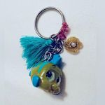 Keychain Featuring Flounder from Disney “Little Mermaid ” Yellow Photo 0