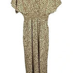 Dress Up Batwing Kaftan Style Leopard Print Maxi Dress Women Size Large Photo 0