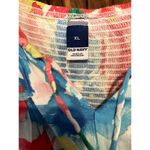 Old Navy Multicolor Floral Midi Smocked Slip Dress Sundress Size XL SUMMER BEACH Photo 4