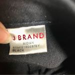 J Brand Aidan Boyfriend Jeans Cutout Lattice Window Pattern Black Denim Size 27 Photo 10