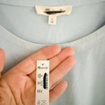 Madewell | NWT Side-Cinch Puff-Sleeve Tee in Feather Blue | Sz M Photo 4