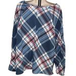 Lee Womens Flanel Plaid Shirt Crossover Chest Ribbed Sleeves Size 1x u Photo 5