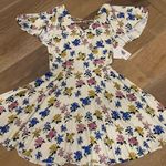 JustFab Fit Ruffle Sleeve Lace Up Dress size M Photo 8