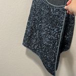 Joie  Sparkly Blue/Grey Sequin Vest, Size S Photo 2