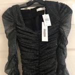 Jonathan Simkhai Ruched Mesh Midi Dress Photo 4