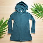 Athleta  Harmony Pose Wrap Cardigan Hoodie – Teal Green – Size XS Photo 7