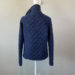 Oiselle Quilted Mockneck Jacket Blue Size Small Photo 3