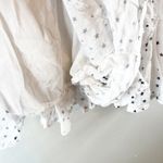 Storia Star Print V Neck Sleeveless Tie Waist Romper Playsuit White Medium Photo 9