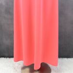 Vintage 70s Halter Maxi Dress Size Small Colorblock Disco Mod Summer Handmade Pink Photo 4