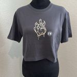 Vans  Charcoal Graphic Crop Top Photo 1