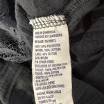 American Eagle Small Top Button-Up Floral Lace Long Sleeve Stretch Hi-Low Hem Photo 8