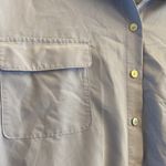 J Jill purple button up shirt Pearl buttons‎ long sleeve size L Size L Photo 2