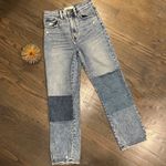 Abercrombie & Fitch  Patchwork Denim
The Ankle Straight Ultra High Rise Size 26/2 Photo 4
