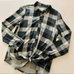 Via Penny Lane Reworked Apparel | Pink Floyd Plaid Button Up Shirt Small Green Photo 3
