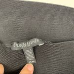 Eileen Fisher Womens Black Flat Front Trousers Stretch Sz PS Photo 2