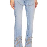 Understated Leather  Western Stretch Jeans in Cowboy Tears Blue Size 24 Photo 3