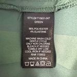 Lush Clothing Lush Balloon Sleeves Tie-Front Striped Green Top XS Photo 11