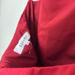 Elliatt  Camo Asymmetric Satin Cocktail Dress in Merlot Size X-Large NWT Photo 7