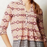 HD in Paris Anthropologie Vanessa Virginia blouse size 6 Photo 0