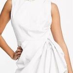 ASOS DESIGN NWT faux leather mini dress in white size 4 Photo 0