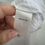 Joie  Tank Top Womens XL White Button Front Textured Gauze Sleeveless 100% Cotton Photo 3