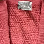 Pendleton  VINTAGE Women's Coral Pink Cable Knit Wool‎ Vest Sweater Medium Photo 5