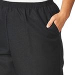 Alfred Dunner  Black Trouser 29.5"  Elastic Pants Straight Leg Size 18 EUC #7664 Photo 1