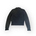 new Cruciani 𖦹 Luxury Fine Knit Zip Cardigan Sweater 𖦹 Black 𖦹 Made in Italy Photo 5