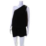 Ramy Brook Silk One-Shoulder Romper Photo 12