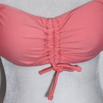 Aerie Pink Bikini Top NWT Size Small Gathered Bandeau Bikini Top Photo 2