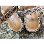 American Eagle  Tan Leopard Animal Print Ankle Strap Open Toe Shoes 8 Photo 7
