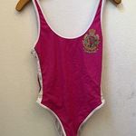 Guess NWT SOLID PINK 40th ANNIVERSARY LIMITED EDITION ONE PIECE SWIMSUIT SIZE L Photo 0