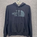 The North Face The Mens Hoodie Size Large Winter Pullover Sweatshirt Logo Black Photo 0